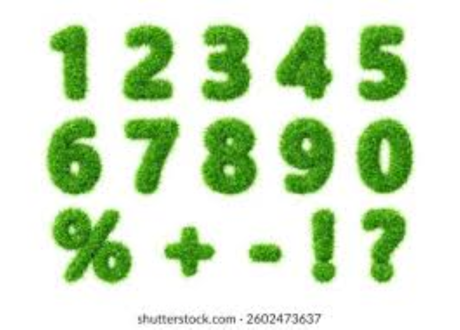 ECO FRIENDLY NUMBER MAT 